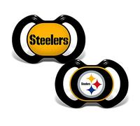 Baby Fanatic 2 Piece Pacifier Set, Pittsburgh Steelers