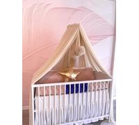 Baby Fancyroom Ciel de Lit pour Bébé, Moustiquaire, Baldaquin en Tulle de Qualité Supérieure pour Chambre d'Enfant, Décoration de Chambre (Nude)