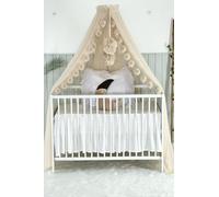 Baby Fancyroom Ciel de Lit pour Bébé, Moustiquaire, Décoration de Chambre, Baldaquin en Tulle de Qualité Supérieure pour Chambre d'Enfant (Beige Clair)