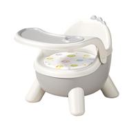 Baby Feeding Chair, Dinosaur Toddler Seat, Double Tray Design, 16.93x13.58x12.99 Inches, Built In Sound Feature, Multi Functional High Chair, for Mealtime, Playtime, Care