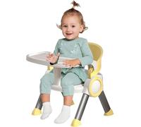Baby Feeding Chair, Non-Slip Dining Seat, Multifunctional Toddler Stool, Portable Music Chair for Children Study Camping Lawn Beach Travel and Household Use, 15.16x13.39x12.99 In