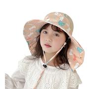 Baby Fisherman Hat Lightweight Breathable Acrylic Fabric for 1-10 Years Old Adjustable Head Size 48-54cm Easy Foldable Lightweight Baby Hat