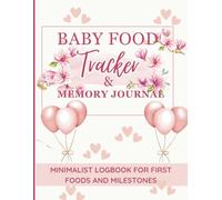 Baby Food Tracker & Memory Journal: Minimalist Logbook for First Foods and Milestones