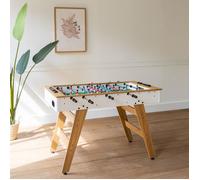 Happy Garden – Baby-foot 120 cm – blanc et bois