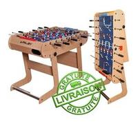 Baby Foot 4Ft Riley- Pliable A La Verticale- Couleur Bois Bois G