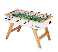 Baby foot ado & adultes - Blanc/bois - 3 balles liège - 2 à 4 joueurs