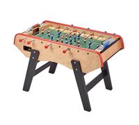 Baby-foot Adulte Luxe en bois - Barres télescopiques - 2 à 4 joueurs - 3 Balles liège inclues