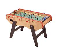 Kangui Baby-Foot Adulte Luxe en Bois - Barres télescopiques - 2 à 4 Joueurs - 3 Balles liège inclues
