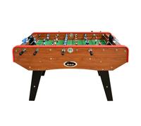 Baby-foot CLASSIC type Bistrot - 151 x 77 x 91 cm - Table de Baby-foot avec barres télescopiques et Balles Lièges Inclus - Marron