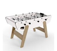 Baby-foot de Bar Coliseum avec barres télescopiques et 3 Balles Lièges Inclus 153 x 75 x 90 cm - Blanc