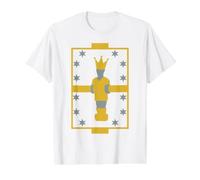 Baby-Foot Football de Table Roi T-Shirt Graphique avec Valeur
