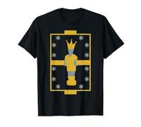 Baby-Foot Football de Table Roi T-Shirt Graphique avec Valeur