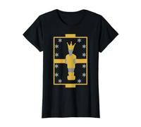 Baby-Foot Football de Table Roi T-Shirt Graphique avec Valeur