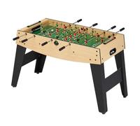 Baby-Foot Junior, pour Enfants, 2-4 Joueurs, Aspect Bois,119 x 92 x 80 cm, avec Barres Télescopiques