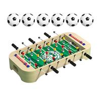 Baby-foot - Planche de football en bois - Table de football interactive classique, jeu d'arcade de sport de table, jeu d'équipe de stratégie parent-enfant, kit de divertissement multijoueur pour la