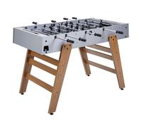 Jardindeco Babyfoot – Omaha – Table de football moderne et compacte – Gris