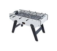 Baby foot style industriel en MDF - L153 x P77.6 x H96 cm - Blanc - SUAREZ