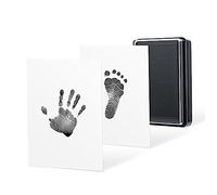 Baby Footprint Kit & Handprint Kit with 1 Clean-touch Ink Pad and 2 Imprint Cards for Pet Dog Paw Print Baby Shower for New Parents