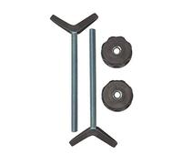 Baby Gate Guru Tiges en Y Adaptateur Extra Long M8 pour Rampe d'Escalier - Paquet de 2 Pièces pour Barrières de Sécurité Montées sous Pression pour Bébé et Animaux de Compagnie (8mm, Bronze)