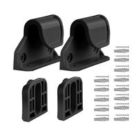 Baby Gate Parts, Hardware Set for Retractable Gate, 2.76x1.97x0.79 Inches Latches Brackets Screws Extensions, Compact Stair Components, Safety Accessories to Nursery, Room, Kitchen