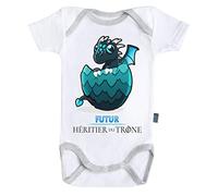 Baby G utur Héritier Bleu - Body Bébé Manches Courtes