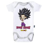 Baby G uture Prodige - Caulifla - Dragon Ball Super - Body Bébé Manches Courtes - Licence Officielle