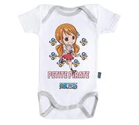 Baby Geek Petite Pirate Nami - One Piece - Body Bébé Manches Courtes (12-18 Mois)
