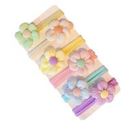 Baby Girl Hair Ties, Toddler Scrunchies with Soft Flower Design, 6-Pack Ponytail Holders, Perfect for Thick or Thin Braids, Cute Hair Accessories for Little Girls