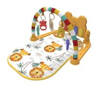 Baby Gym, centre d'activités pour bébé avec musique et lumière, tapis de jeu de gymnastique sûr et facile avec hochet pendentif, tapis temps sur le ventre, jouets pour nouveau-nés tout-petits