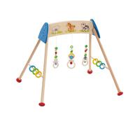 goki 65208 - Baby-Fit Ferme - Arche de Jeu en Bois - avec Son - Prise en Main et Apprentissage - Fabriqué en Allemagne - Plaisir d'apprentissage dès la Naissance