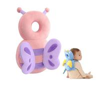 Baby Head Protector Backpack Pillow, Baby Walker Head Protector Backpack Wear, Toddler Baby Head Protection Cushion Backpack, Head Safety Protector Pad for Crawling and Walking (Butterfly)