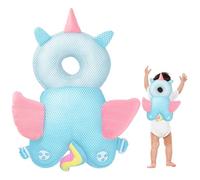 Baby Head Protector Sac à dos mignon Breatte de protection de tête en peluche avec une sangle à poitrine Absorption d'amortisseur Protecteur de tête pour la marche pour bébé, Angel Baby Head Protecto
