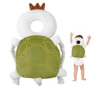 Baby Head Protector Sac à dos mignon Breatte de protection de tête en peluche avec une sangle à poitrine Absorption d'amortisseur Protecteur de tête pour la marche pour bébé, Turtle Baby Head Protect