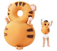Baby Head Protector Sac à dos mignon Breffe de protection en peluche respirante Sac à dos avec une sangle de poitrine Protecteur d'absorption d'amortisseur réglable pour la marche pour bébé, Tige