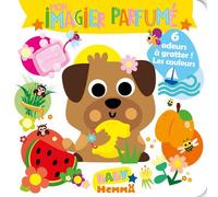 Baby Hemma - Mon imagier parfumé - 6 odeurs à gratter ! Les couleurs - Livre d'éveil - Imagier illustré - Dès 12 mois