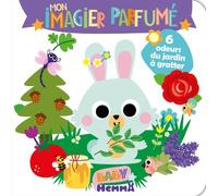 Baby Hemma - Mon imagier parfumé - 6 odeurs du jardin à gratter - Livre d'éveil - Imagier illustré - Dès 12 mois