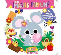 Baby Hemma - Mon imagier parfumé - 6 odeurs gourmandes à gratter - Livre d'éveil - Imagier illustré - Dès 12 mois