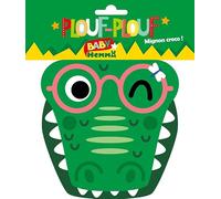 Baby Hemma - PLOUF-PLOUF - Mignon croco ! - Livre bain silhouetté - Dès 6 mois