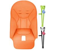 Baby High Chair Cover, Pu Leather High Chair Cover, High Chair Padding Seat, Kids Chair Cushion, Children's Dining Chair Cover, Soft High Chair Pad, Comfortable Pu Leather High Chair Cover for Kids