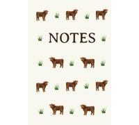 Baby Highland Cow Cream Notebook: Highland Calf, Notes, Exercise book, Composition Notebook, Journal, Neutral, Animal Lover, Birthday, Christmas, Stocking stuffer, Gift, 75 pages, 6X9 Hardback