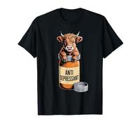 Baby Highland T-shirt anti-dépresseur avec bouteille de pilule T-Shirt
