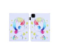(Baby Horse,Multicolor)For iPad Pro 11 (2024) Case Pattern Printing Card Slots Leather Tablet Cover - Dream Butterfly