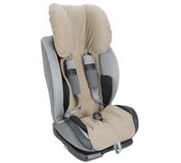 baby idea Housse de Siège Auto 9-36 kg en Éponge 100% Coton Certifiée Oeko-Tex Revêtement Respirant sans Rembourrage Fabriqué en Italie (Beige)