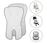 baby idea Housse Universelle Douce pour Poussette Chaise Haute et Siège Auto 100% Coton Matières Premières et Emballage FAIT EN ITALIE Matelas pour poussette Éponge Étoile