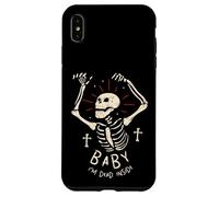 Baby I'm Dead Inside Squelette pour Halloween Coque pour iPhone XS Max