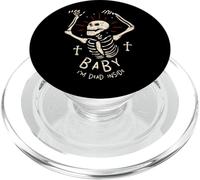 Baby I'm Dead Inside Squelette pour Halloween PopSockets PopGrip pour MagSafe