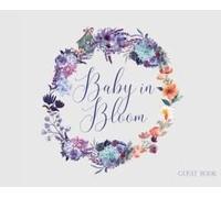 Baby In Bloom, Baby Shower Hardback Guest Book (Landscape)