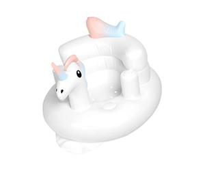 Baby Inflatable Seat for Babies 3-36 Months Infant Back Support Summer Sofa Large Base PVC Soft Toddler Chair for Sit Up Baby Shower Seat Floor Seater Gifts