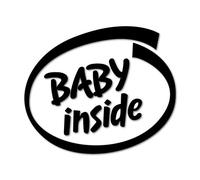 Baby Inside on Board Sticker Decal Car Vinyl Sign Window Cute