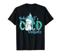 Baby It's Cold Outside Pyjama Bonhomme de Neige Noël Noël T-Shirt